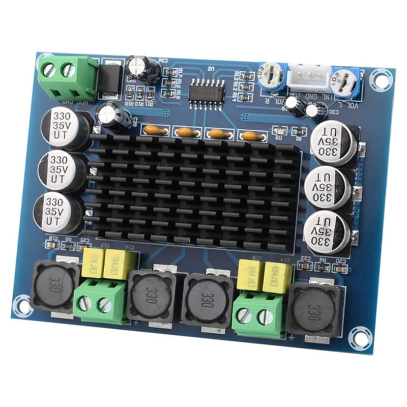 Placa Amplificadora De Potência De Áudio Digital De Alta Potência Estéreo 2x120W RMS TPA3116D2