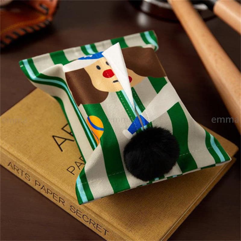 Capa De Tecido Para Cachorro De Beisebol , Desenho Animado , Mesa De Jantar , Sala De Estar Café , Armazenamento , Laváv