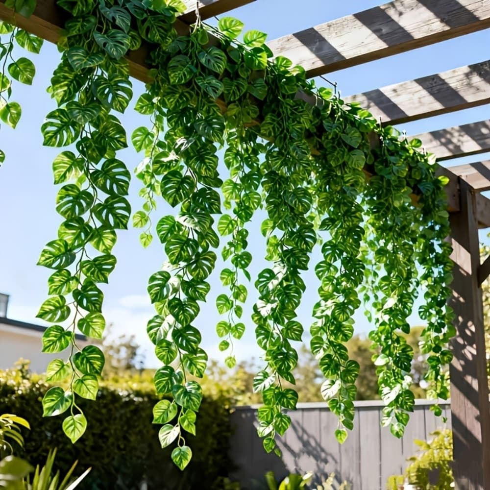 180cm Festa Videira Tira Fixado Na Parede Pendurado Planta Artificial Simulação Decoração Plantas Do Quarto Casa Janela