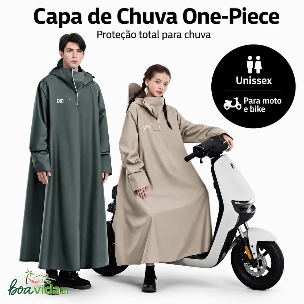 Capa de chuva para carros elétricos, motocicletas a bateria, poncho longo à prova de chuva para homens e mulheres