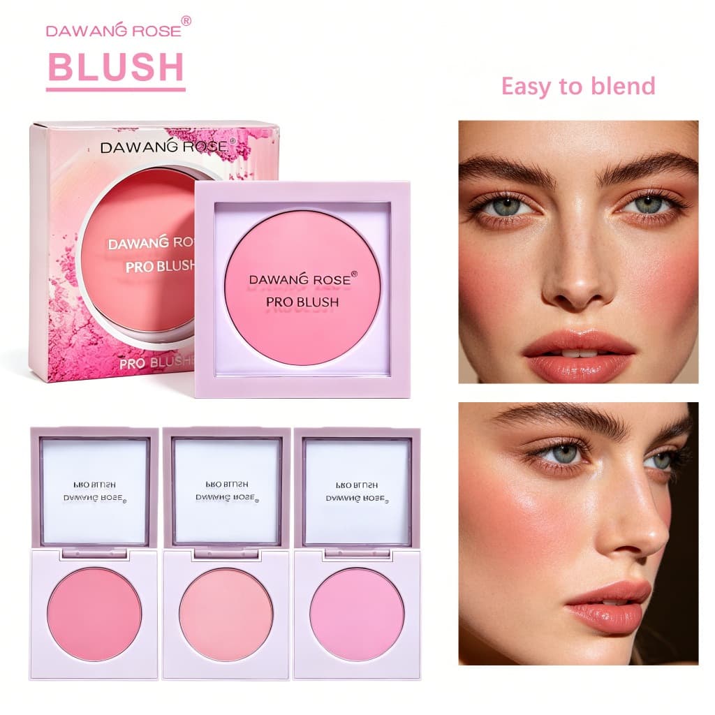 Blush Fosco Único , Suave E Misturável Para Tez Radiante Natural