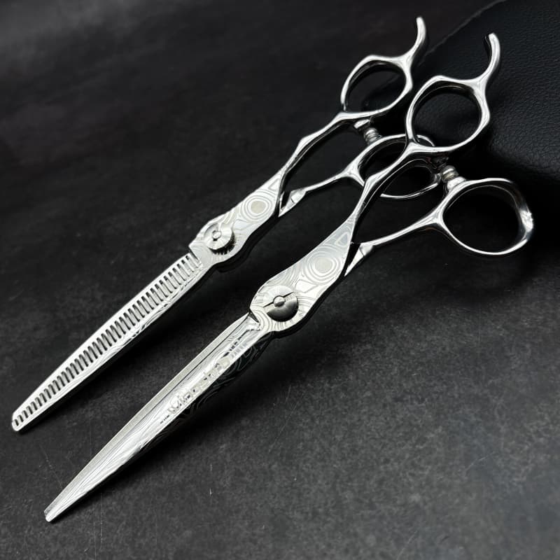 Wingsbro Tesoura De Corte De Cabelo De 7.5 Polegadas Profissional Barbeiro/Salão Desbaste Cabeleireiro Para De Beleza E