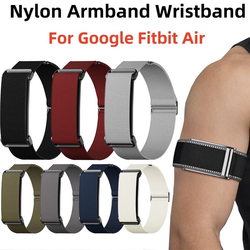 Braçadeira Elástica De Nylon Para Google Fitbit Air Sport , Pulseira Inteligente De Substituição , Acessórios