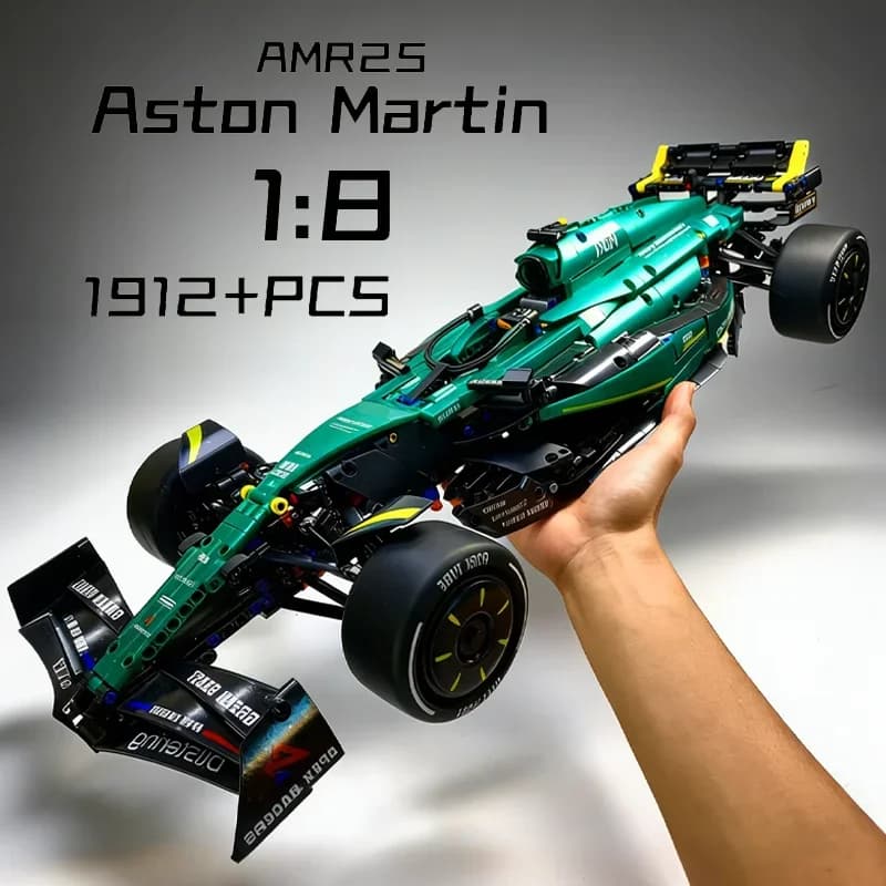 Nova Fórmula De Desempenho Clássico Técnico 1 AM25 Aston Martin Aramco F1 Carro De Corrida Escala 1 : 8 Conjunto Adulto