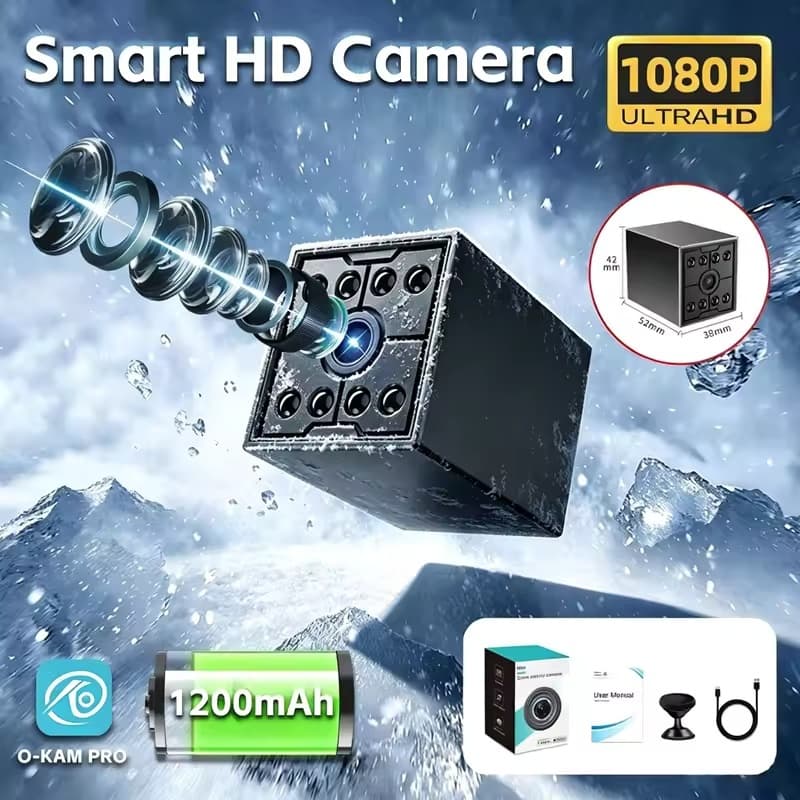 Novo W09 1080P HD Sem Fio Mini Portátil WiFi Câmera Monitor Remoto Casa IP 1200mAh Bateria