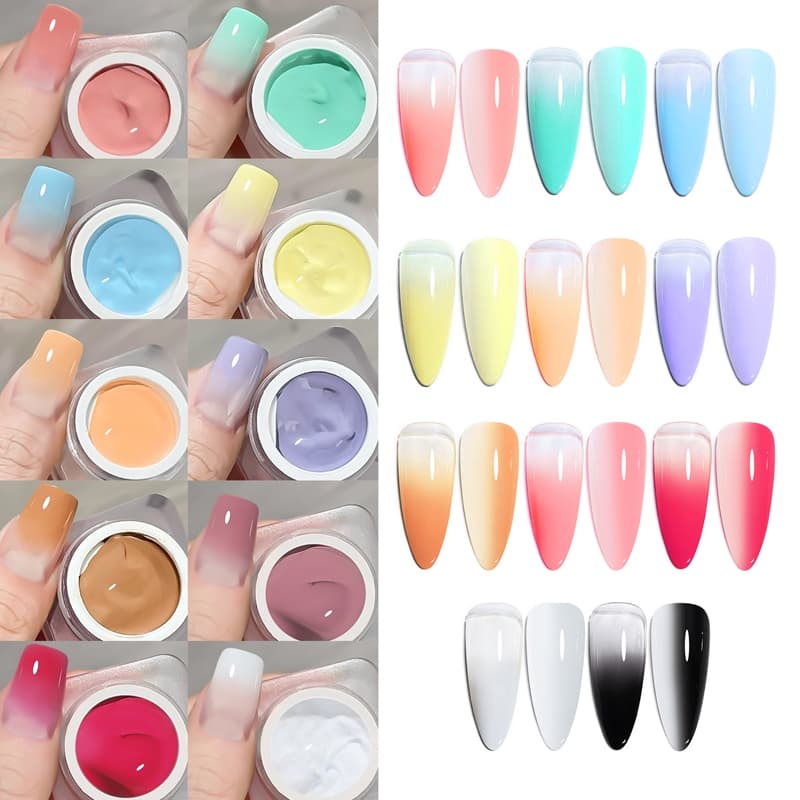 UR SUGAR Pat Pintura Gel 8ml Unhas Pat Pintura Gel Gradiente Nude Soak Off UV LED Para Manicure