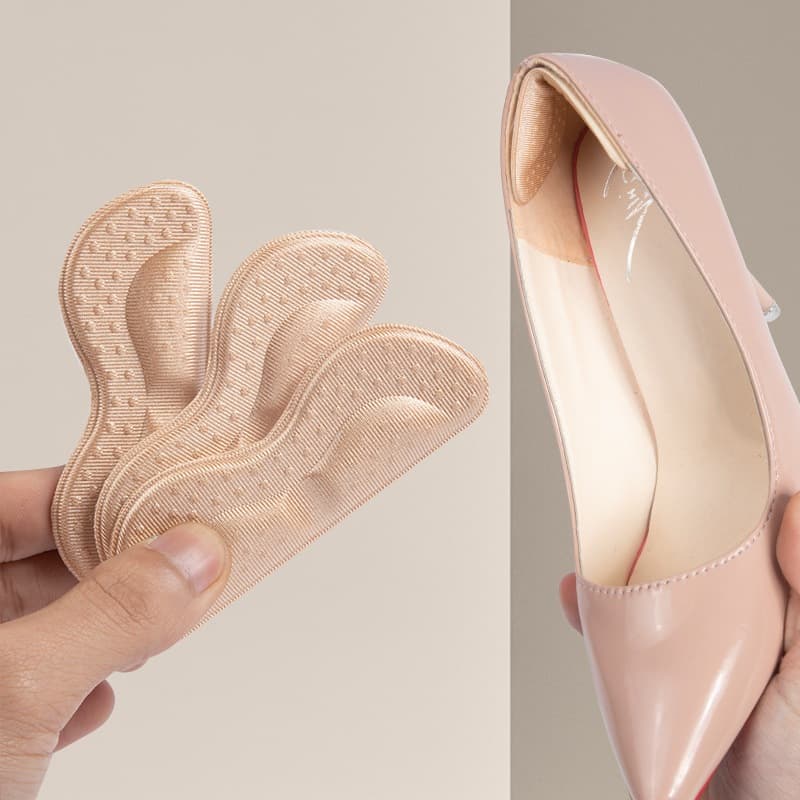 Adesivo de calcanhar anti-queda salto alto adesivo antidesgaste almofada de meio tamanho sapatos femininos