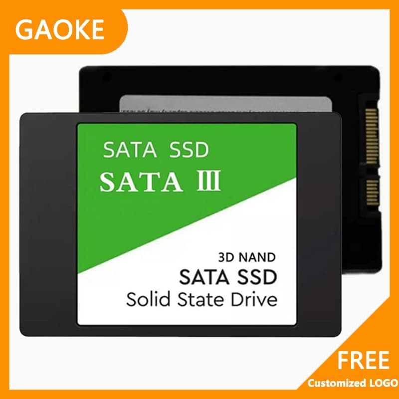 SSD integrado SATA III de alta velocidade 480 GB-120 GB Atualização conveniente de memória e armazenamento