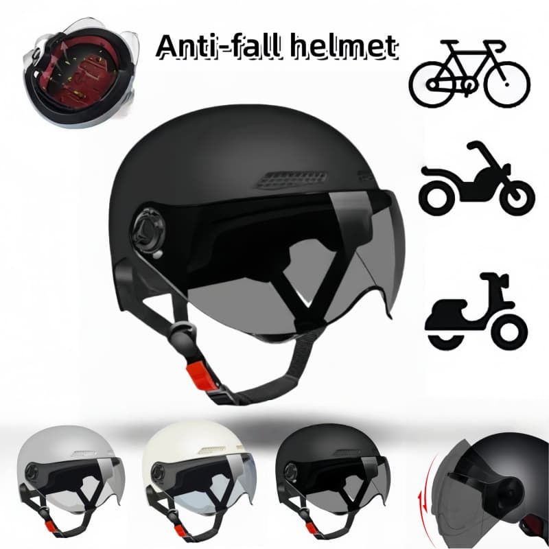 Capacete De Bicicleta Elétrica Certificado 3C Para Adultos Unissex Scooter E Motocicleta Meio Equipamento De Segurança P