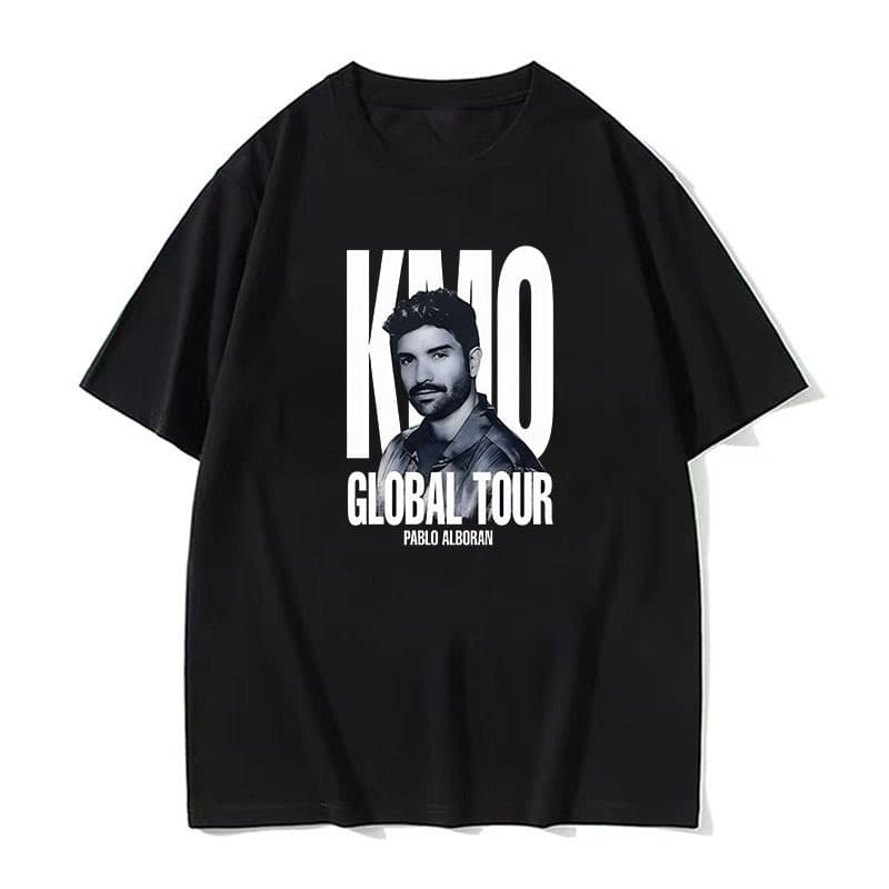 Pablo Alborán Global Tour Kmo Camiseta Verão Na Moda Legal T Camisas De Algodão Confortável Topo Camisetas De Manga Curt