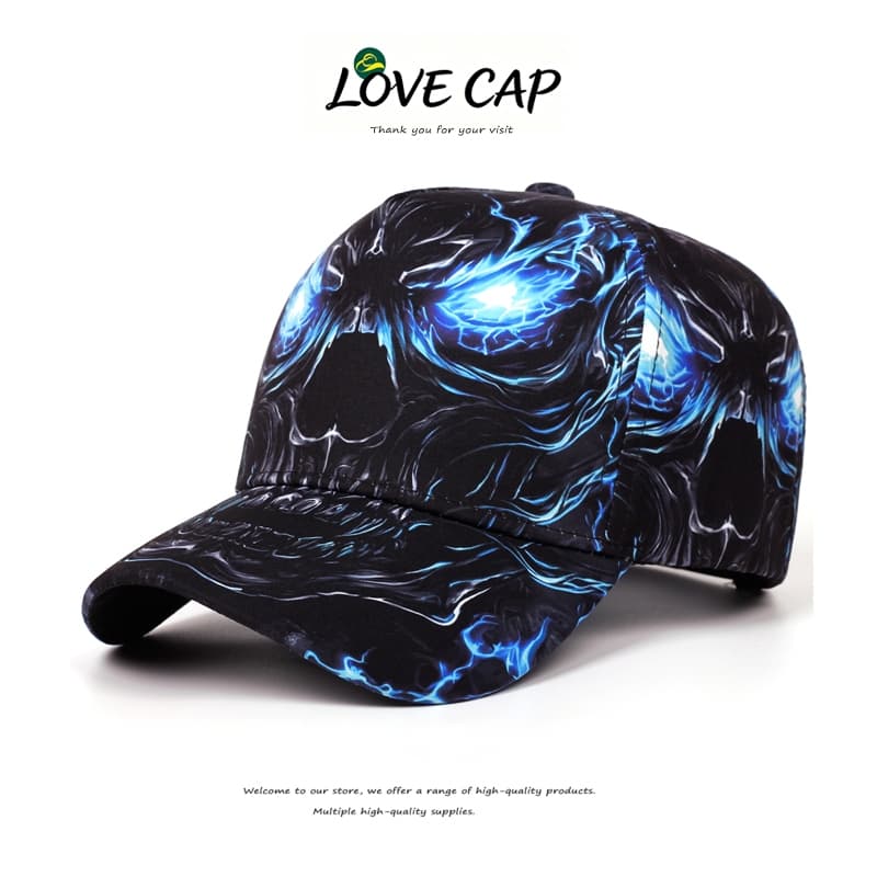 Boné De Beisebol Bordado Esqueleto Para Homens Hip hop Snapback Moda Golfe Mulher