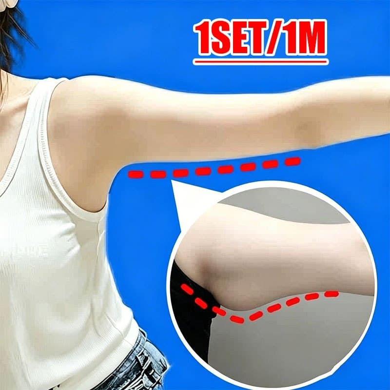 1SET/1M Braço Invisível Remendo Físico Encolher-Elástico Invisível Fita Física-Cuff Braço Remendo Invisível-Design Ultra