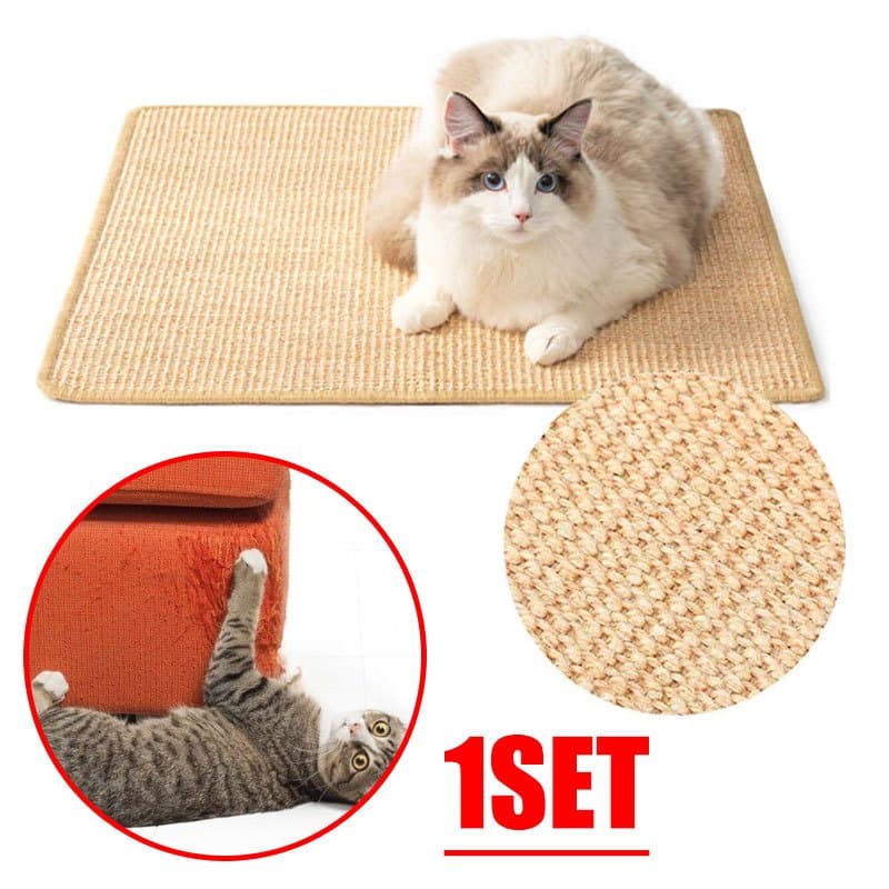 1 CONJUNTO/Almofada de proteção de garra de gato de velcro montada na parede - Placa de garra de gato respirável multifu