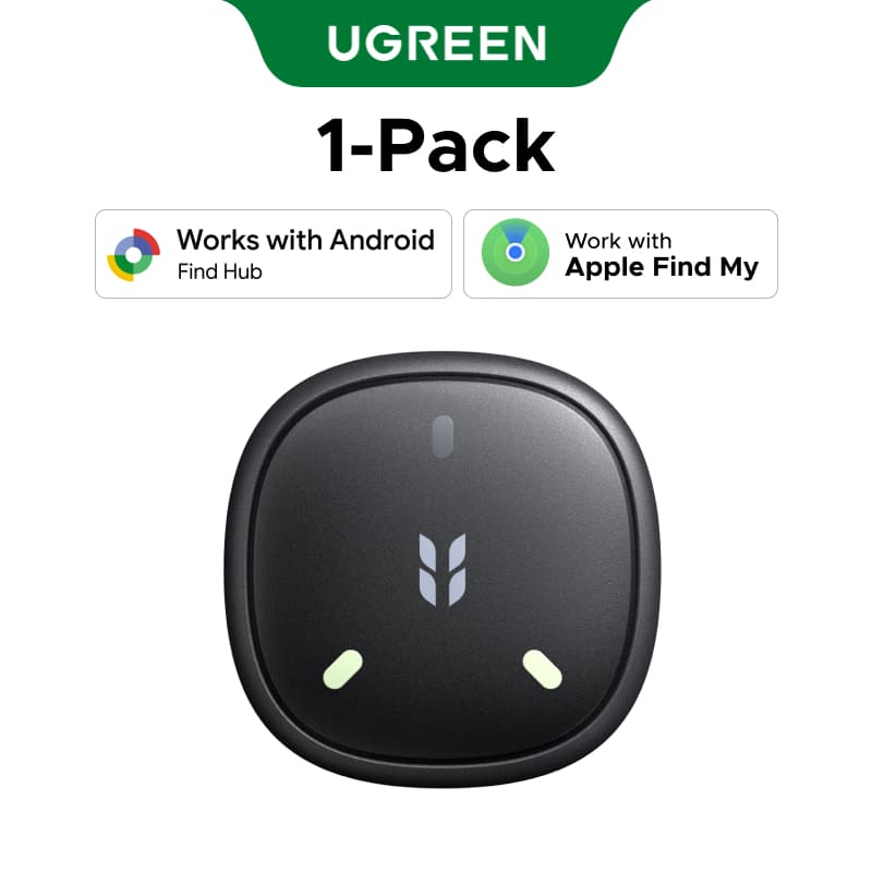UGREEN FineTrack Mini Duo 2 Em 1 Smart Tag Localizador Inteligente Anti Lost Tracker Finder Compatível Com iOS/Android