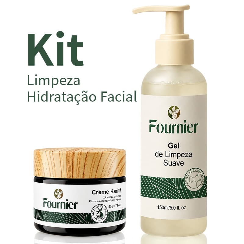 FOURNIER ALL Skin Complete Kit for Sensitive Skin with Salicylic Acid Cleansing Gel +Niacinamide Moisturizing