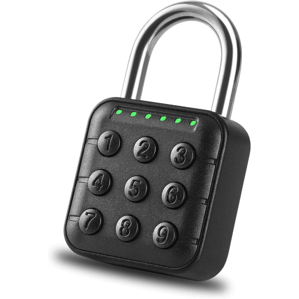 Fechadura De Combinação KIPRUN , Sem Chave , Cadeado De Código Inteligente À Prova D'água De 6 Dígitos Digital Com De Se