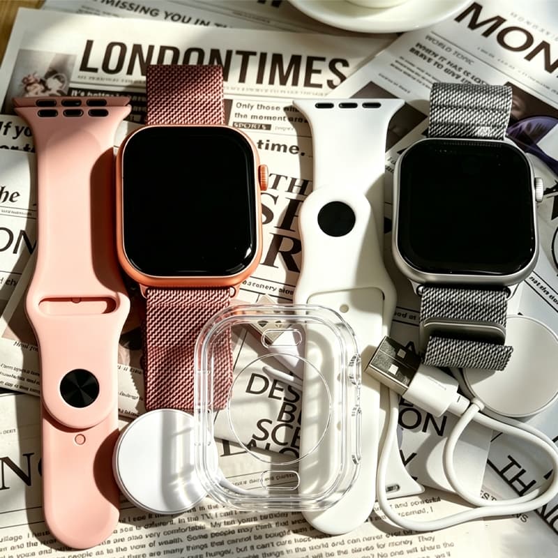 kit De Presente De Relógio Inteligente Feminino , SmartWatch Masculino , Chamada Bluetooth/calculator/Papel De Parede Pe