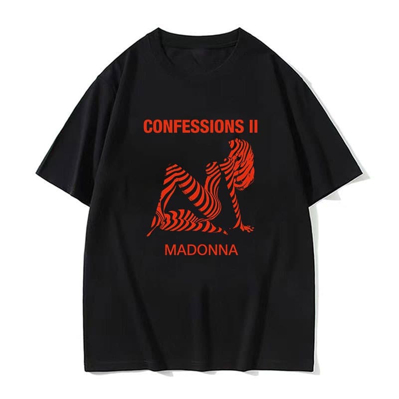 Madonna Eu Sinto Tão Grátis Álbum Tour 2026 Camisetas Gráficas Masculinas Femininas Moda De Alta Qualidade Camiseta Solt
