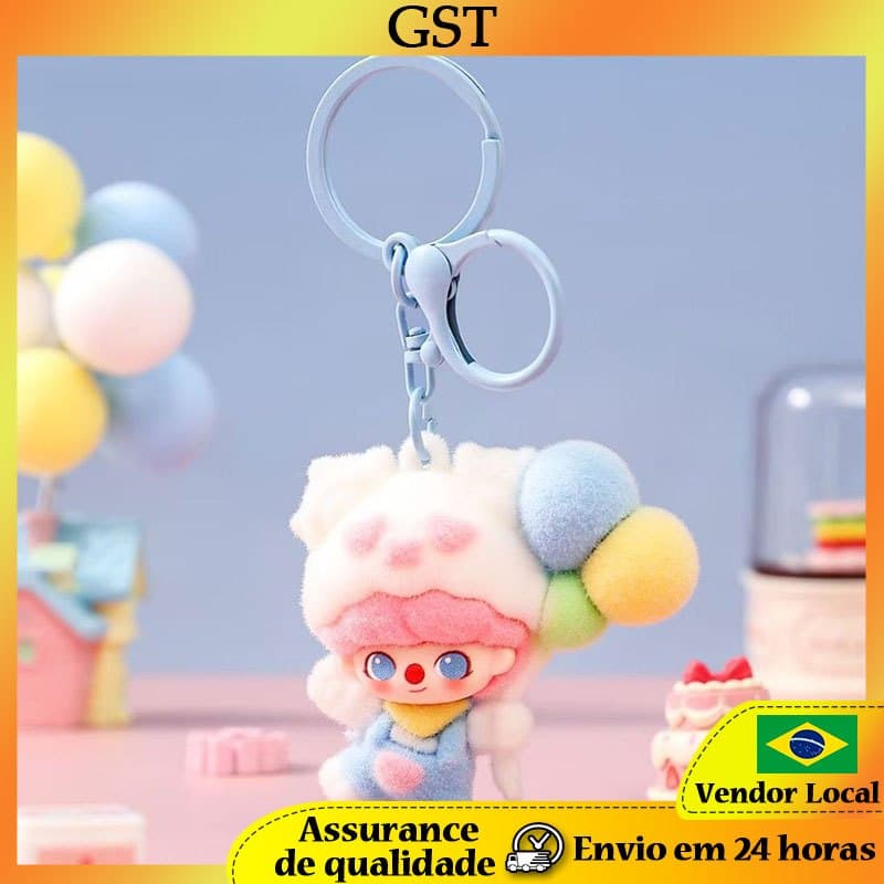 Desenhos animados reunindo balão Didi chaveiro mochila pingente feriado pequeno presente boneca bonito