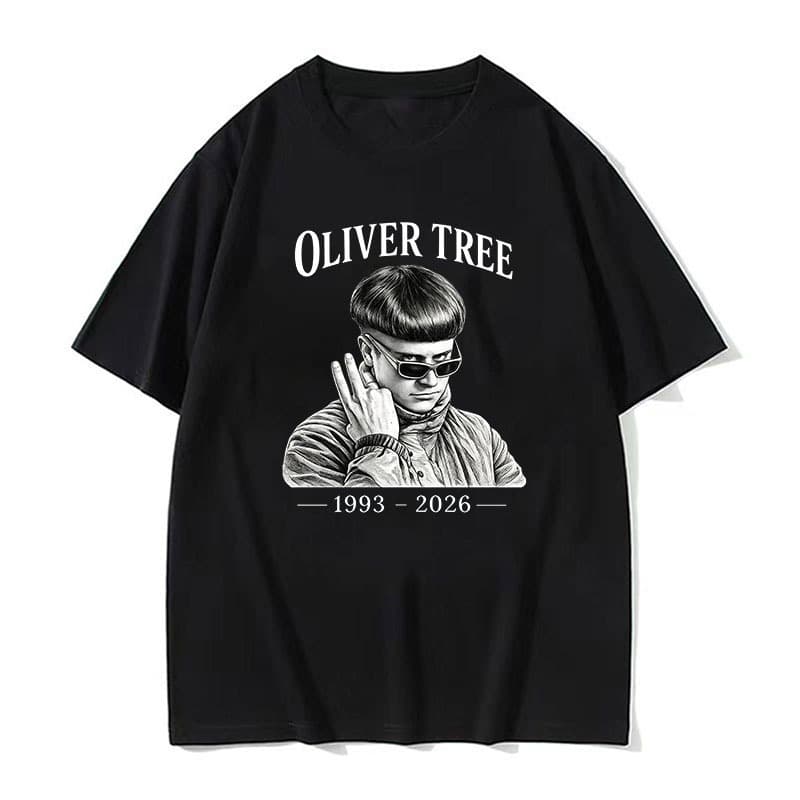 RIP Oliver Tre Camiseta Love You Madly Hate Badly 2026 Roupas Femininas/Masculinas De Algodão Memorial Camisetas Gráfica