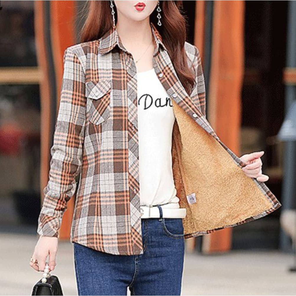 Winter Plus Camisa De Quente Feminina De Velo Casual Lady Casaco De Veludo Roupas Femininas Quentes Exteriores