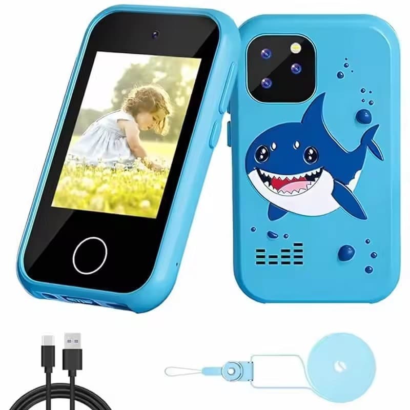 Brinquedo De Telefone Celular Infantil Sons Musicais Crianças Inteligente MP3 Player Câmera Digital Para Toque Interativ