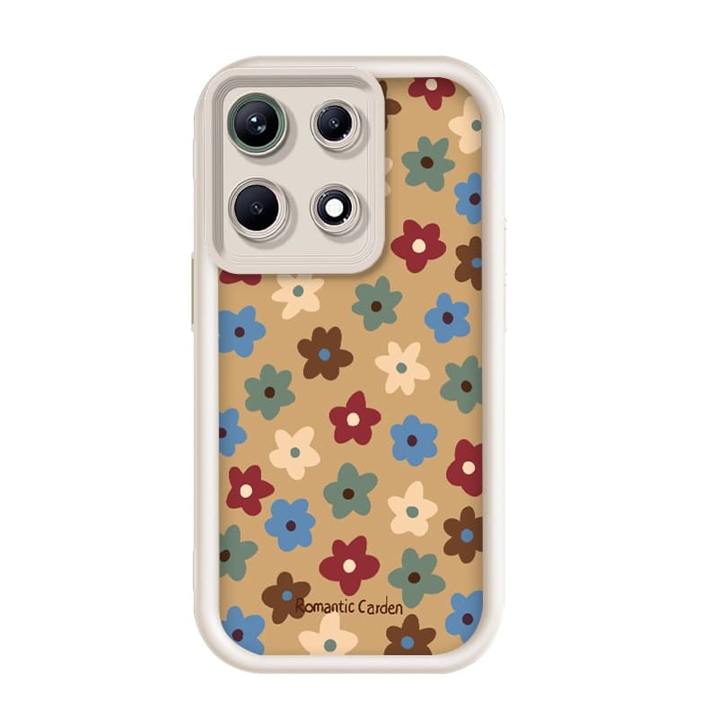 Para Infinix Note 30-4G-5G , Padrão De Flor Pequena , Capa De Telefone De silicone Anti-Queda