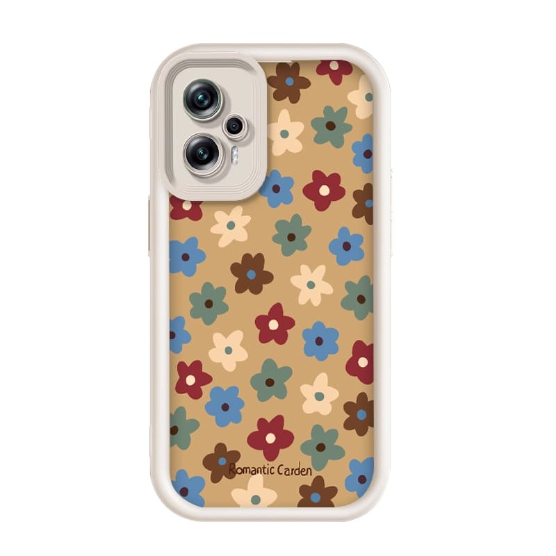 Para Xiaomi Poco X4 GT , Padrão De Flor Pequena , Capa De Telefone De silicone Anti-Queda