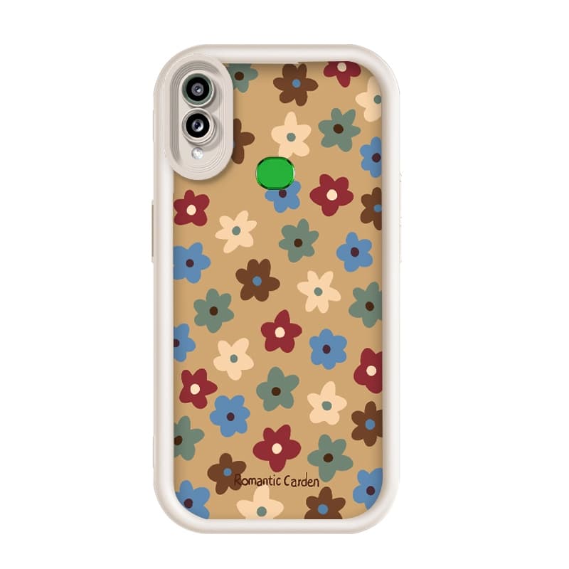 Para Samsung Galaxy M20 , Padrão De Flor Pequena , Capa De Telefone De silicone Anti-Queda