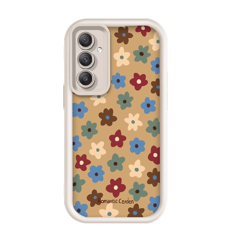 Para Samsung Galaxy M23/F23 5G , Padrão De Flor Pequena , Capa De Telefone De silicone Anti-Queda