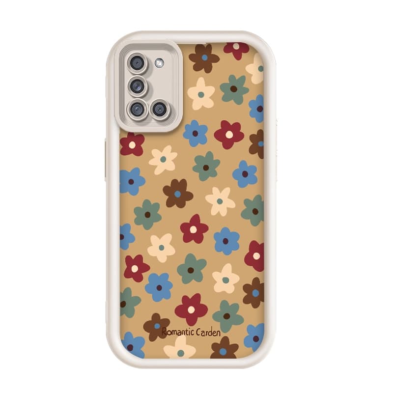 Para Samsung Galaxy A31 , Padrão De Flor Pequena , Capa De Telefone De silicone Anti-Queda