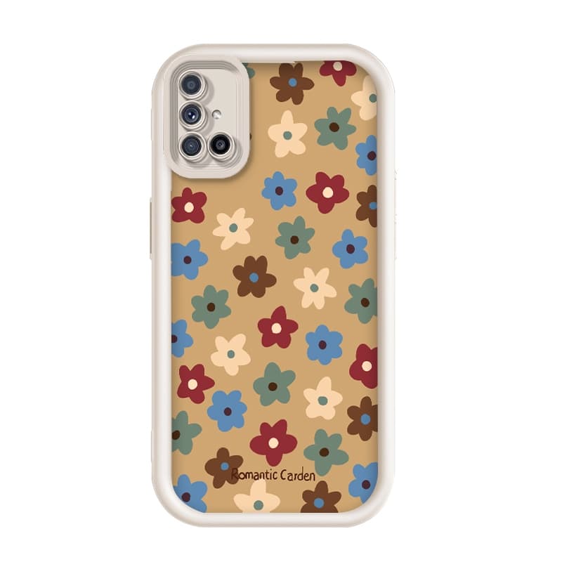 Para Samsung Galaxy M51 , Padrão De Flor Pequena , Capa De Telefone De silicone Anti-Queda