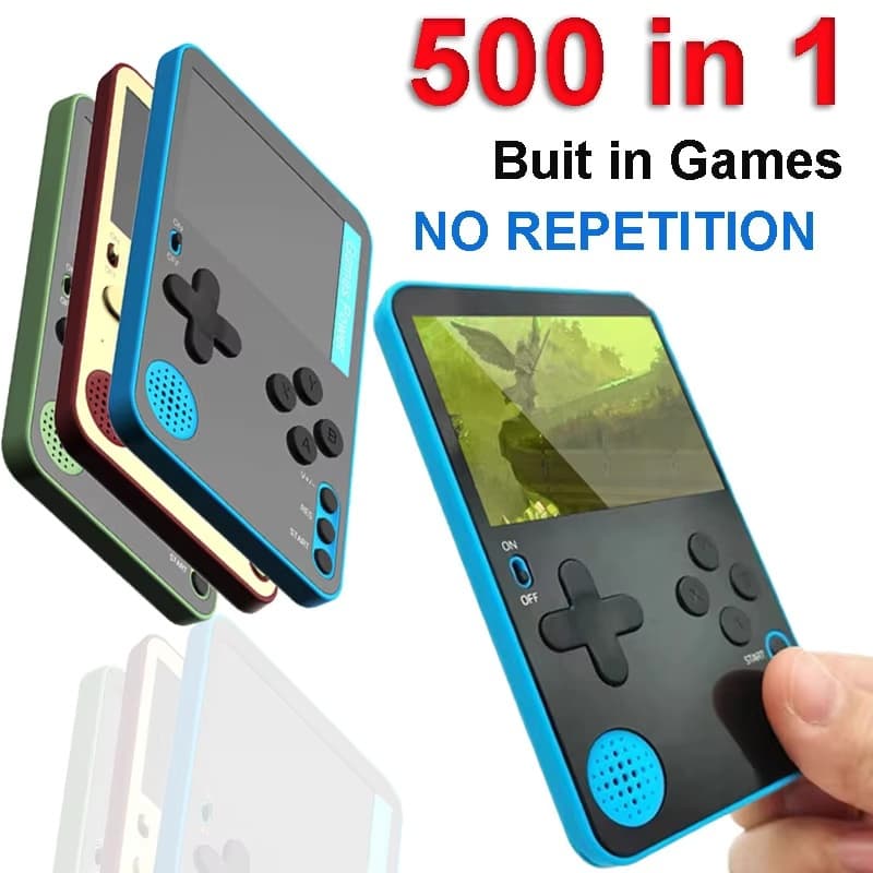 K10 Console De Jogos Portátil FC500 Clássicos LCD Retro Vídeo Mini Recarregável Ótimo Presente Para Crianças
