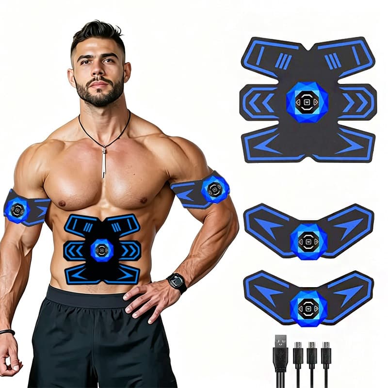 Toner Muscular Inteligente Abs Trainer Recarga USB Massagem Corporal Treinamento Em Casa Ginásio Equipamentos De Fitness