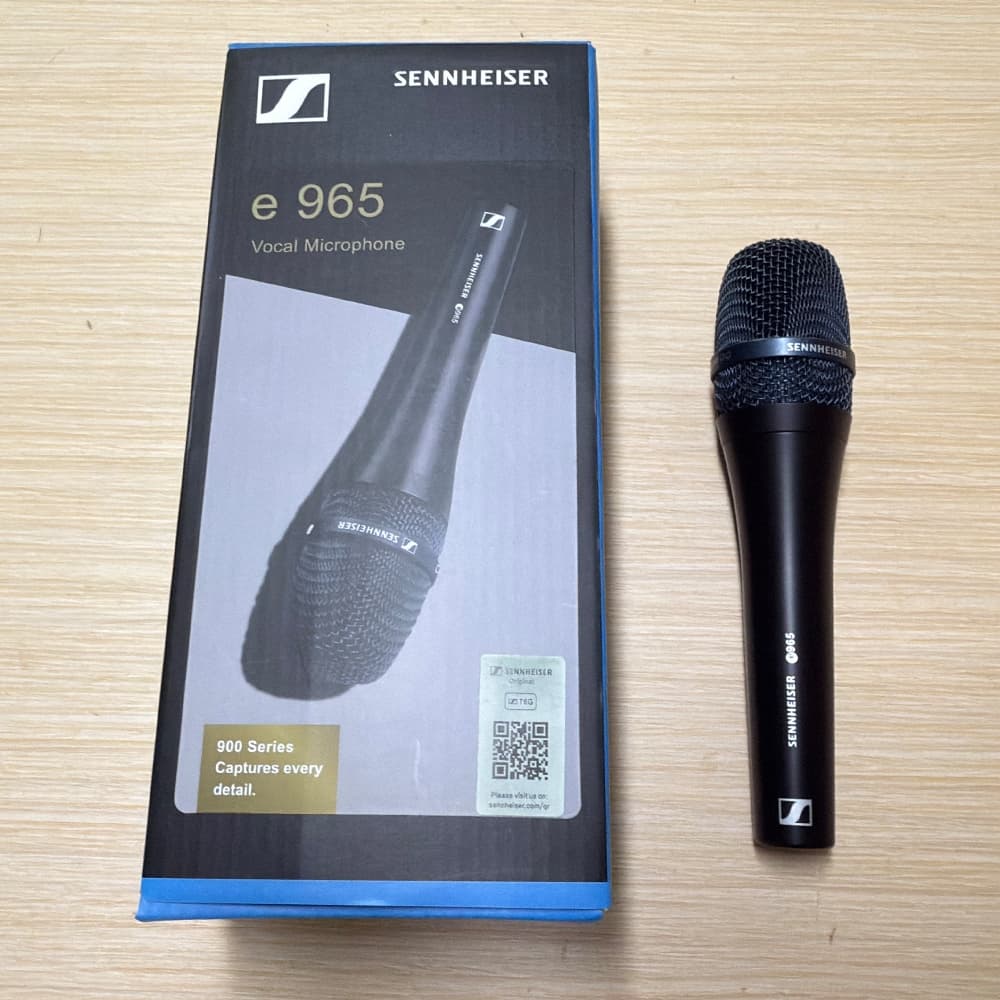 Sennheiser e965 Microfone Condensador Cardióide De Qualidade De Estúdio Superior Para Cantores De Nível Profissional