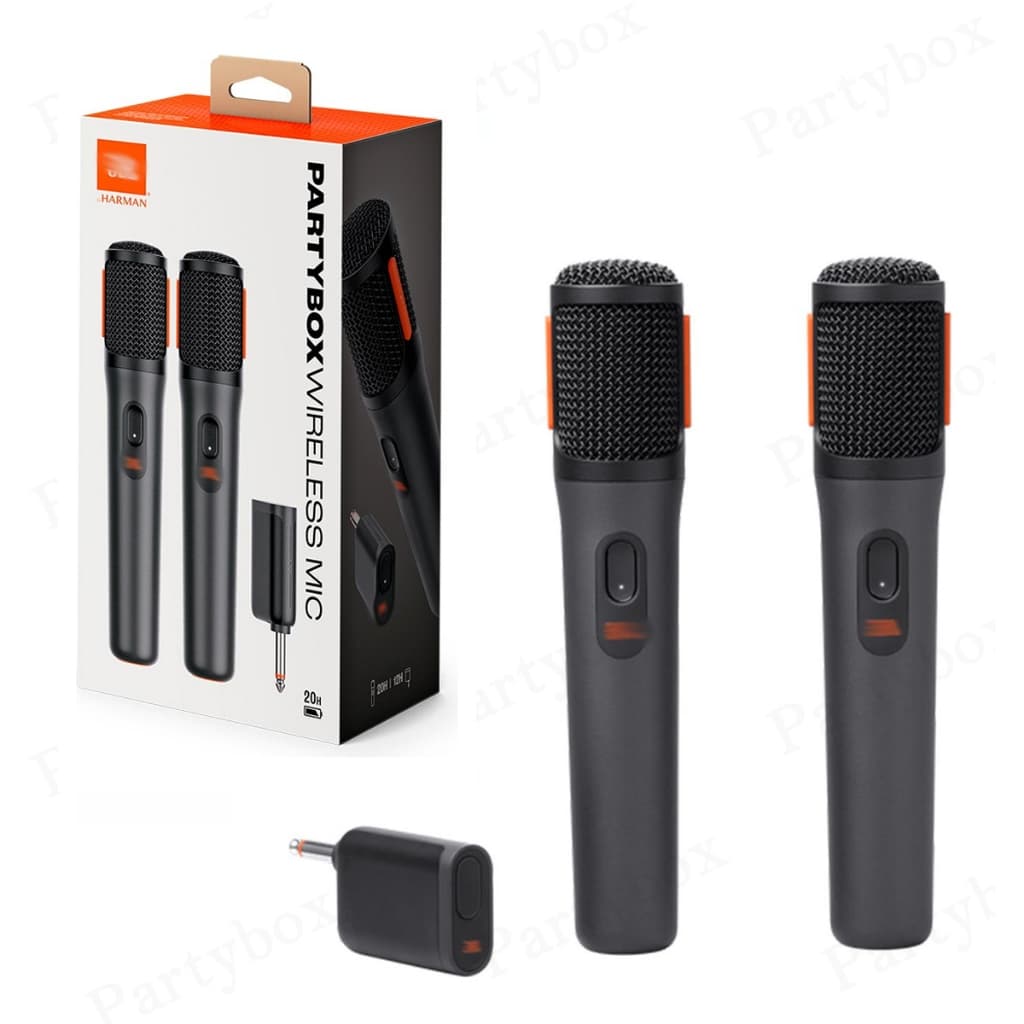 Microfone sem fio duplo Partybox Wireless MIC