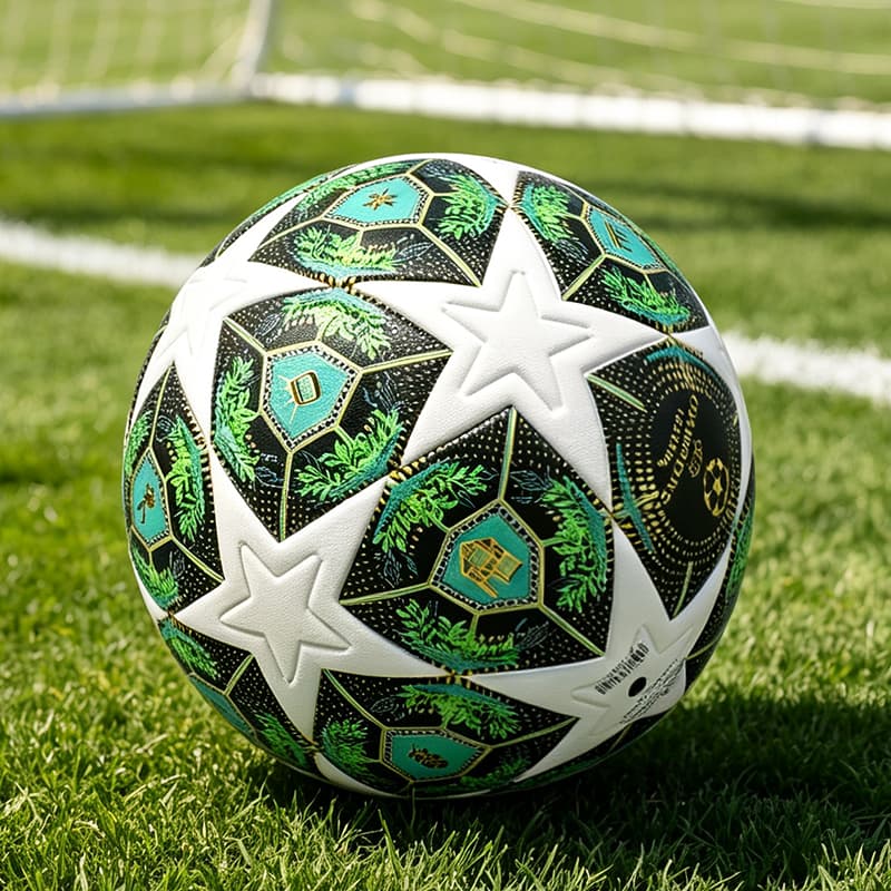 Bola De Futebol PU Tamanho 5 De Alta Qualidade , Construção Sem Costura , Antiderrapante , À Prova De Explosão , Para Tr