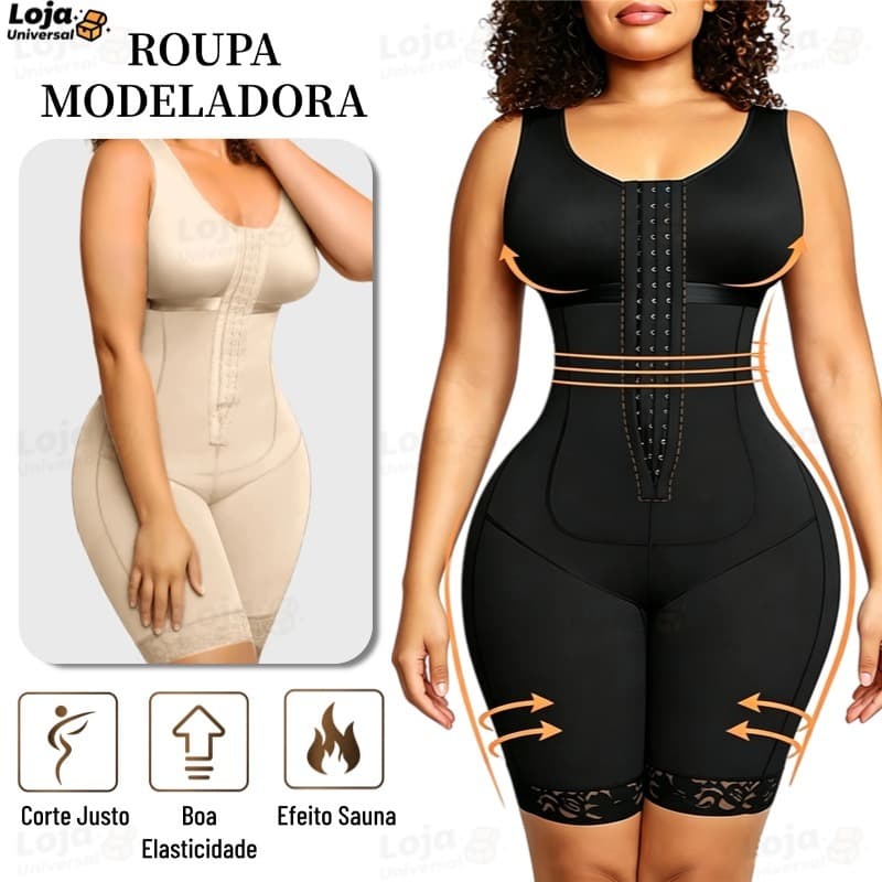 Cinta Modeladora Feminina body shape macaquinho de corpo Cirurgia Plástica De perninha Lifting de glúteos-LU