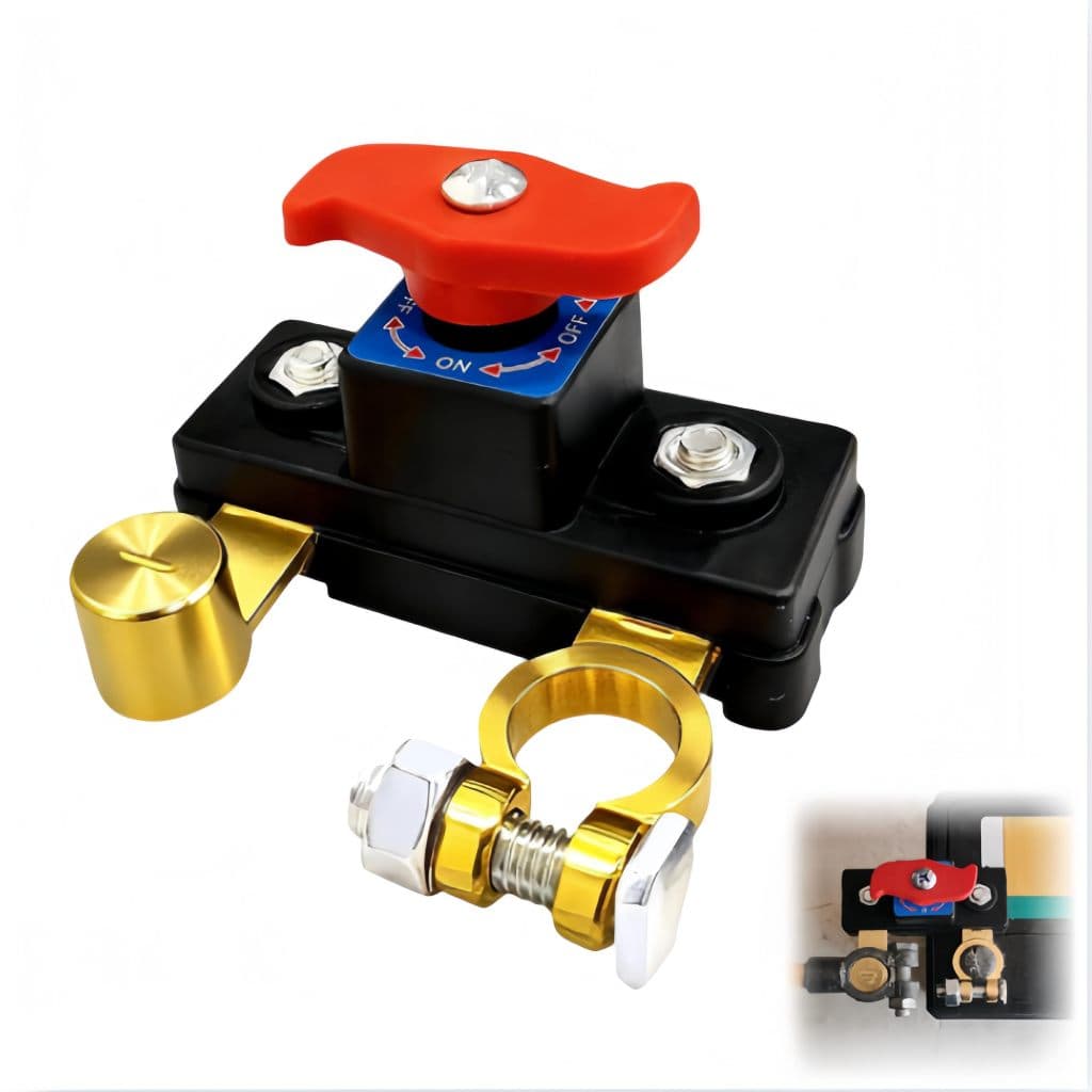 Terminal Para Bateria Conector Corta Corrente Chave Geral Neutro De Carro Som-12/24V