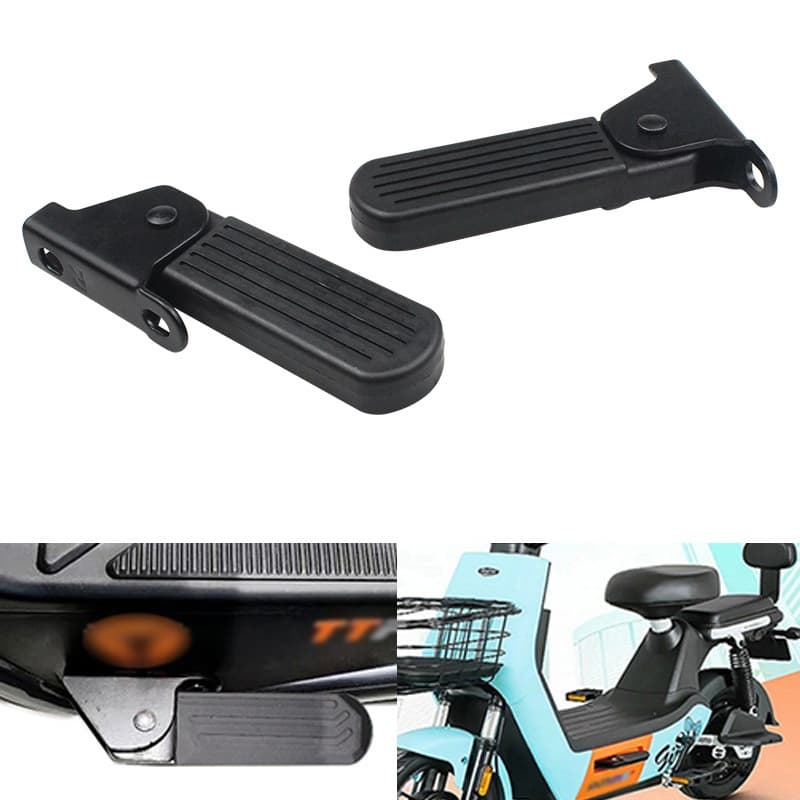 Par Apoio Pé Scooter Elétrica Pés Descanso Moto Elétrica