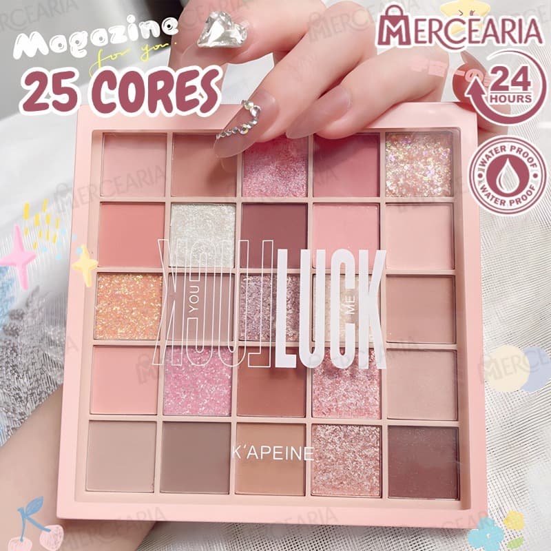 Paleta De Sombras Foscas E Pérolas De Baixa Saturação De 25 Cores Maquiagem Versátil Maquiagem para o dia a dia-MC