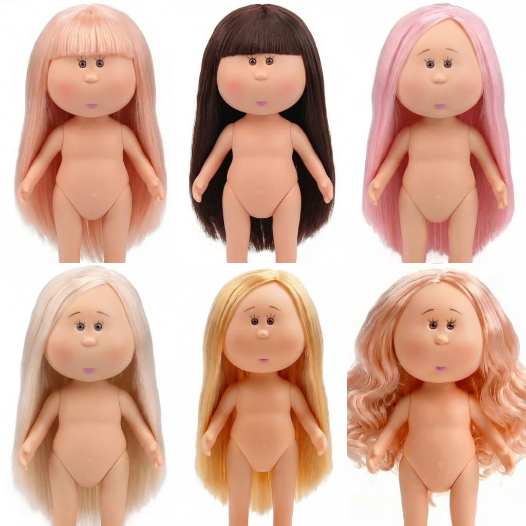Espanha 24cm boneca de batata mia boneca nua/corpo DIY boneca artesanal
