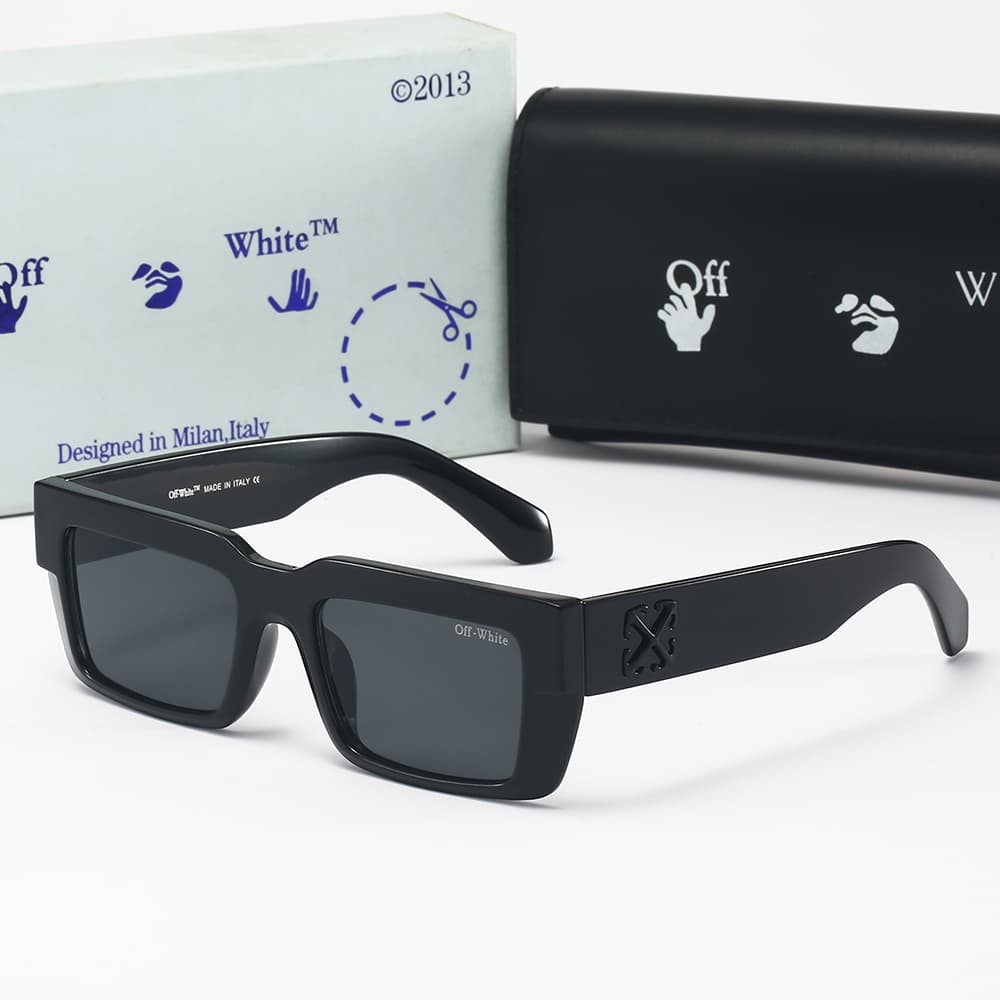 Acessórios de moda óculos de sol quadrados femininos, óculos de sol unissex de marca de luxo de Designer italiano, óculo