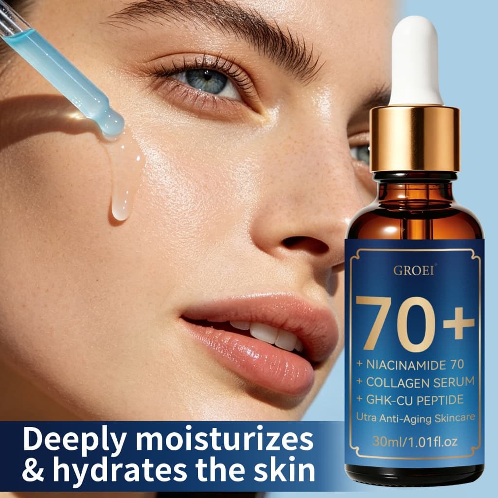 Sérum Facial Lifting Reafirmante Anti-rugas | Hidrata Profunda Calmante Suaviza Vermelhidão Inverno