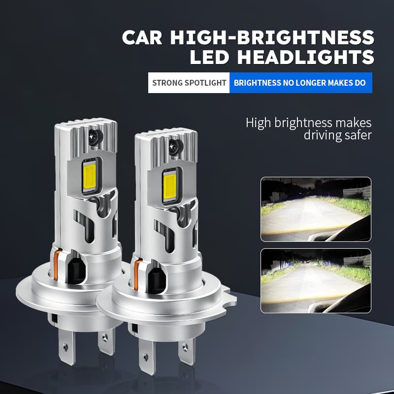 H7 Plug-in Direto LED Luz Do Carro 1 : 1 Substituição Para Lâmpada Halógena H7 Sem Danos Instalação Farol Dianteiro De N