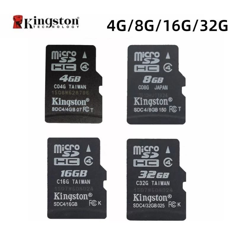 Kingston Micro SD 4GB 8GB 16GB Cartão De Memória SDHC Classe 4 Microsd TF + Adaptador