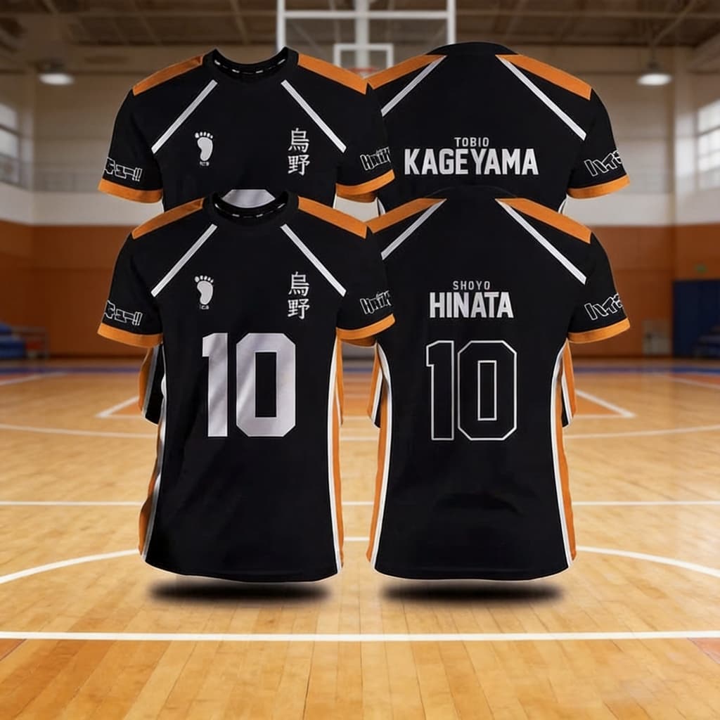 Camiseta Masculina Haikyuu Fukurodani Hinata Anime Cosplay t Camisa Das Mulheres Dos Homens Verão Manga Curta Crianças 2
