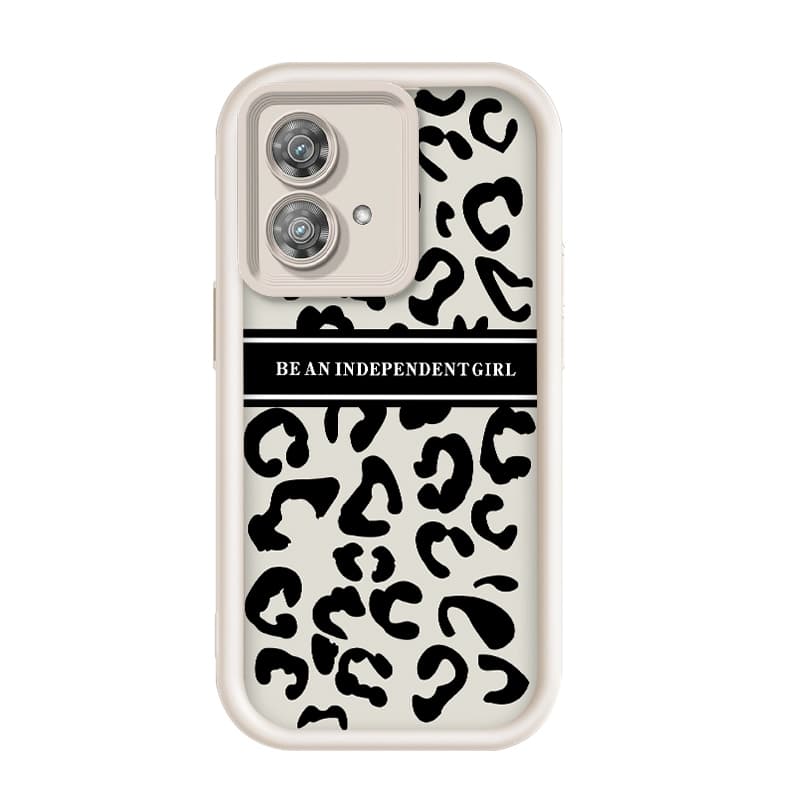 Para Motorola Edge 40 Neo , Imagem Gráfica Preta Irregular , Capa De Telefone De silicone Anti-Queda