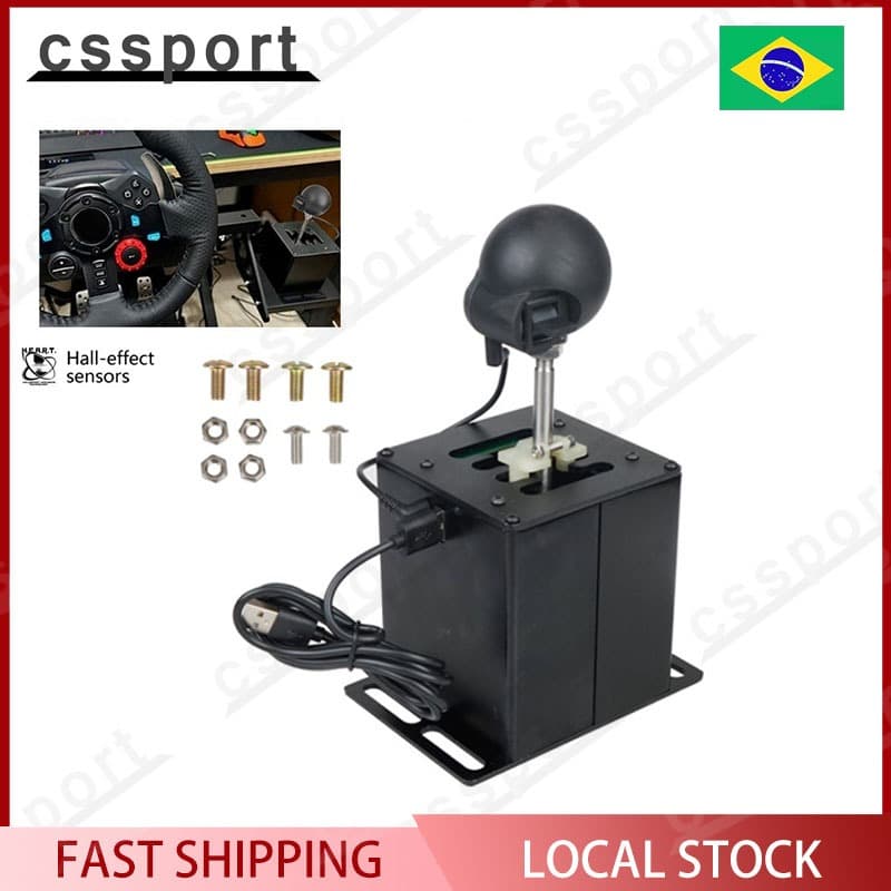 Simulador USB H Gear Shifter PC Para Logitech G29/G25/G27/G920/G923 Thrustmaster T300RS/GT Volante Jogos De Pista ETS2