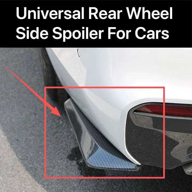 Spoiler Divisor Lateral Traseiro Universal De Fibra De Carbono Para A Maioria Dos Sedans SUV